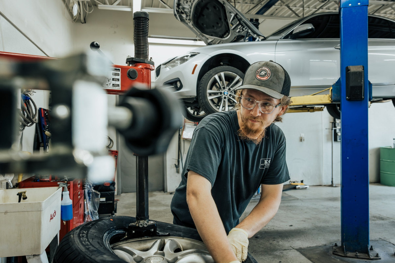 What the Tire Bay Throws at Your Eyes
