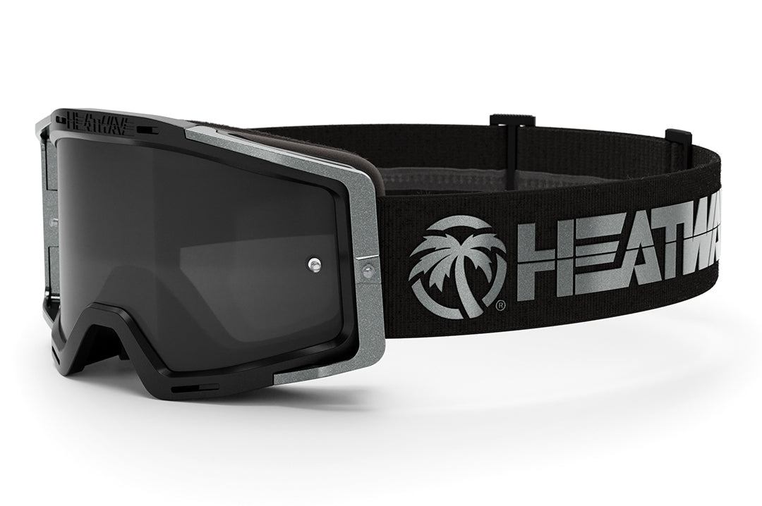 Heat Wave MXG-250 Moto Goggle - Icon Billboard GT Silver