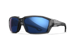 Gloss Crystal Grey Frame with CAPTIVATE™ Polarized Blue Mirror Lenses