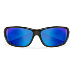Black Crystal Frame / Polarized Blue Mirror Lens