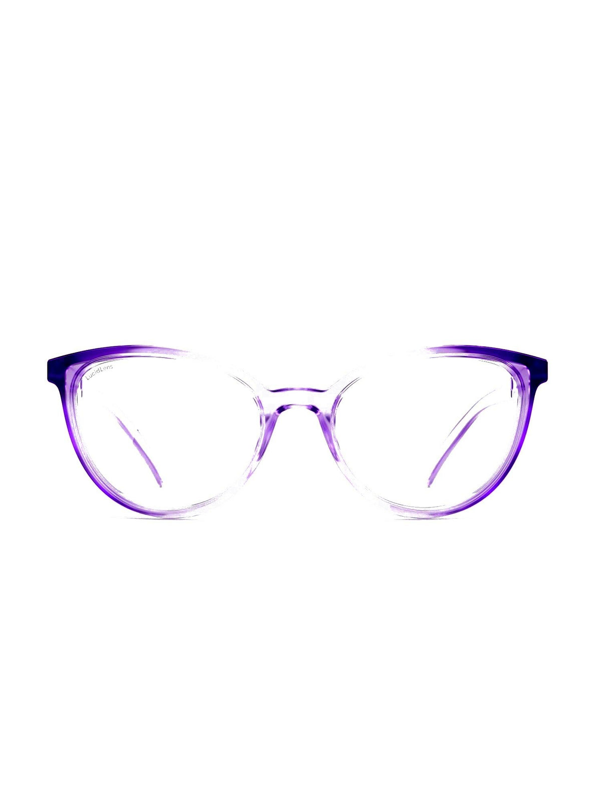 Stoggles Cat Eye, lilac frame, front view