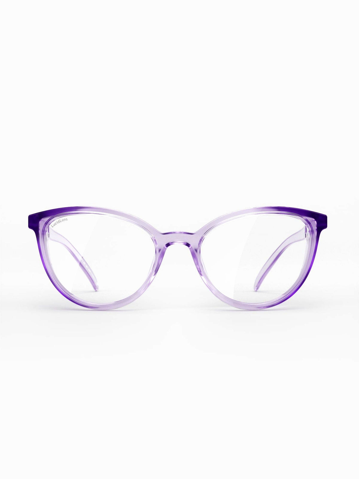 Stoggles Cat Eye, lilac frame, front view