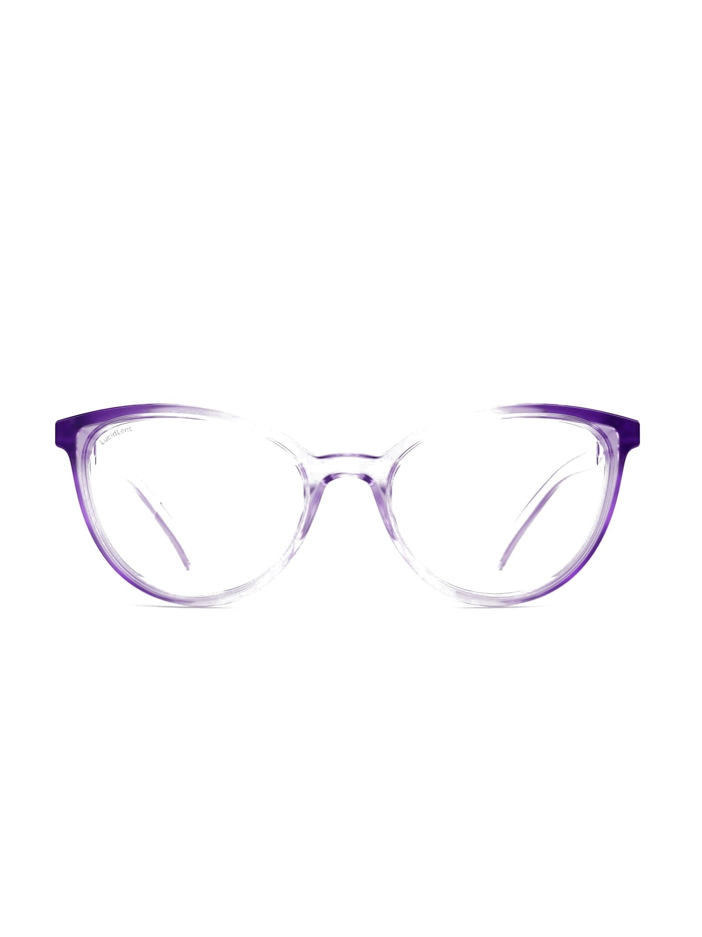 Stoggles Cat Eye, lilac frame, front view