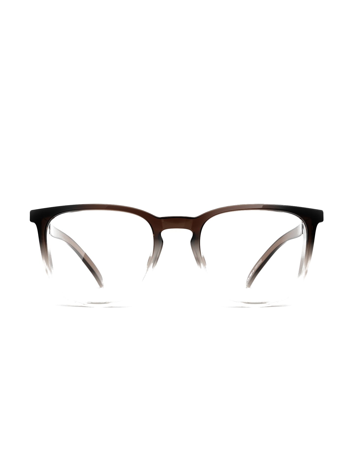 Stoggles Square, brown fade frame, front view