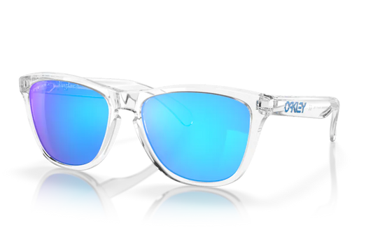 Frogskins Prizm Sapphire Lens, Crystal Clear Frame