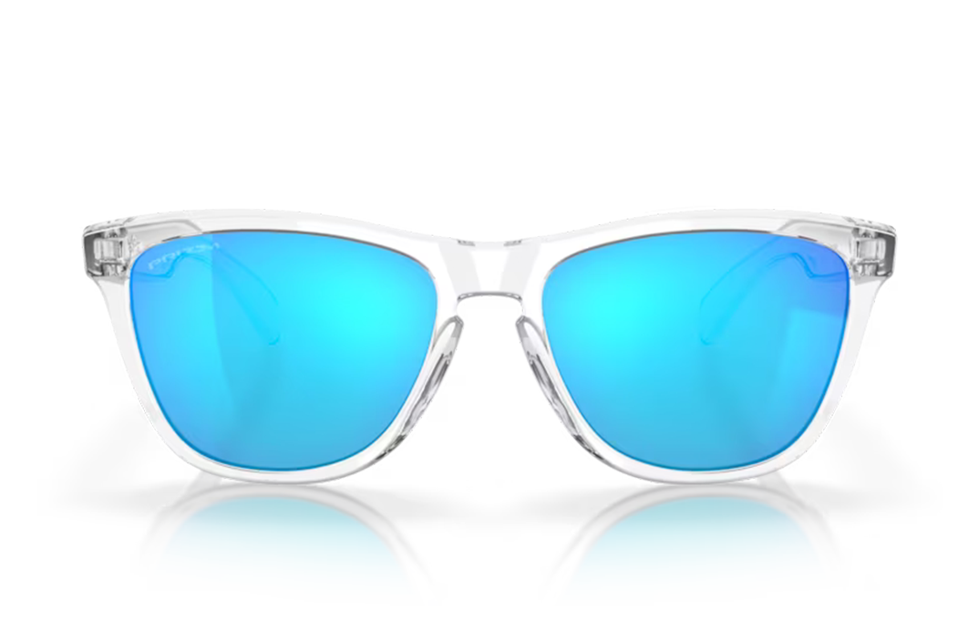 Frogskins Prizm Sapphire Lens, Crystal Clear Frame