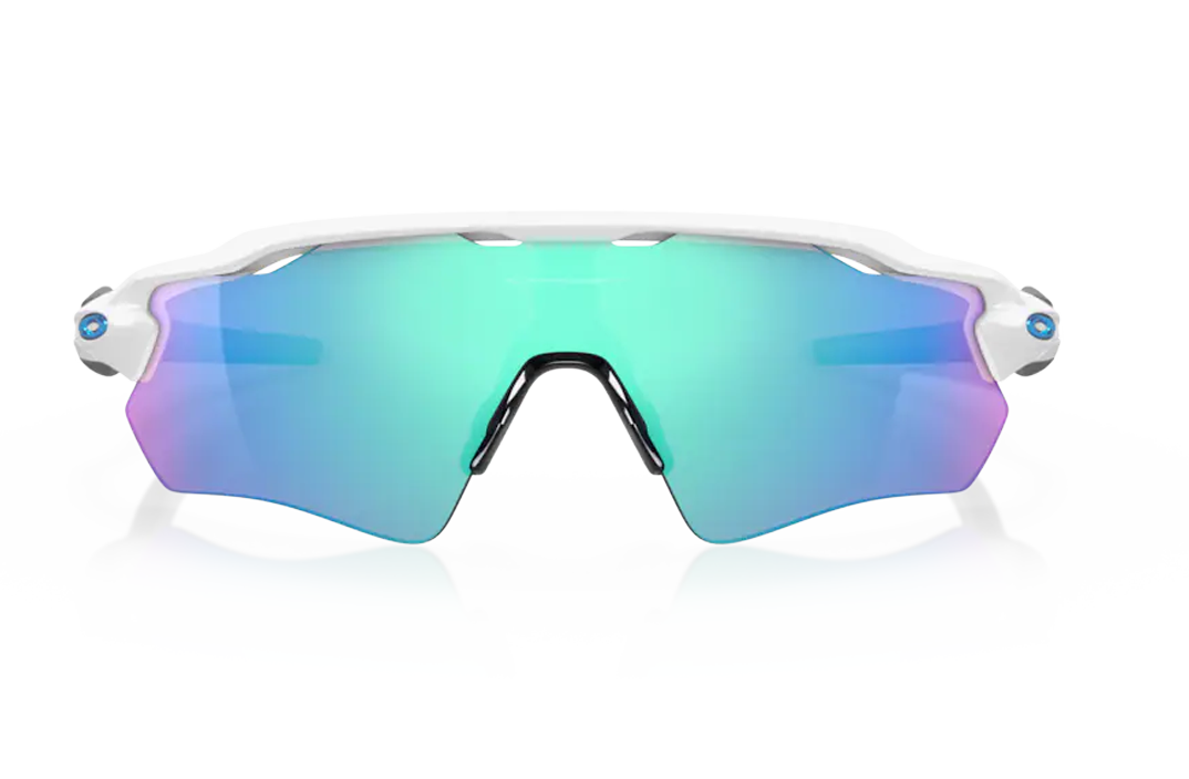 Radar EV Path Prizm Sapphire Lens, Polished White Frame