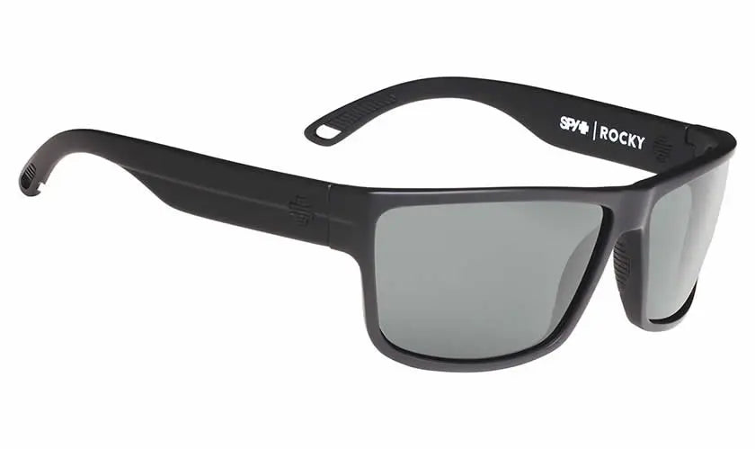 Spy Rocky Sunglasses - Matte Black / Happy Gray Green