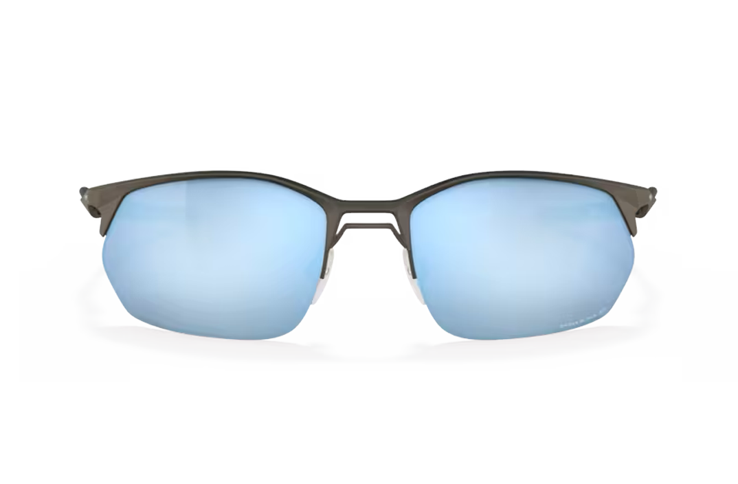 Wire Tap 2.0 Prizm Deep Water Polarized Lenses, Satin Lead Frame