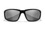 Matte Black Frame / Polarized Blue Mirror Lens