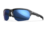 Gloss Crystal Grey Frame with CAPTIVATE™ Polarized Blue Mirror Lenses