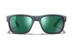 Matte Graphite Grey Frame / Green Polarized Mirror Lens