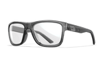 Gloss Crystal Dark Grey Frame / Blue Polarized Mirror Lens