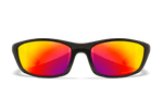 Black Crystal Frame / Polarized Red Mirror Lens
