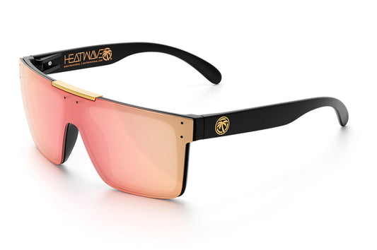 Quatro Sunglasses: Rose Gold