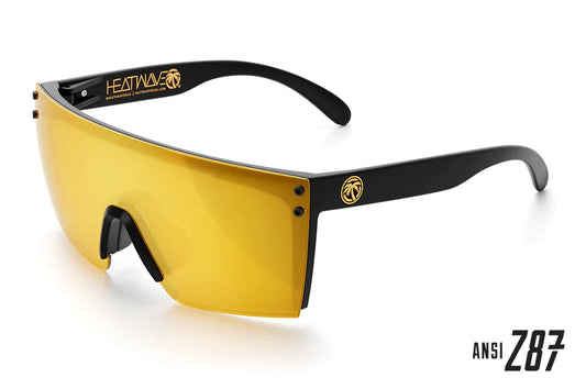 Lazer Face Sunglasses: Gold Rush Z.87