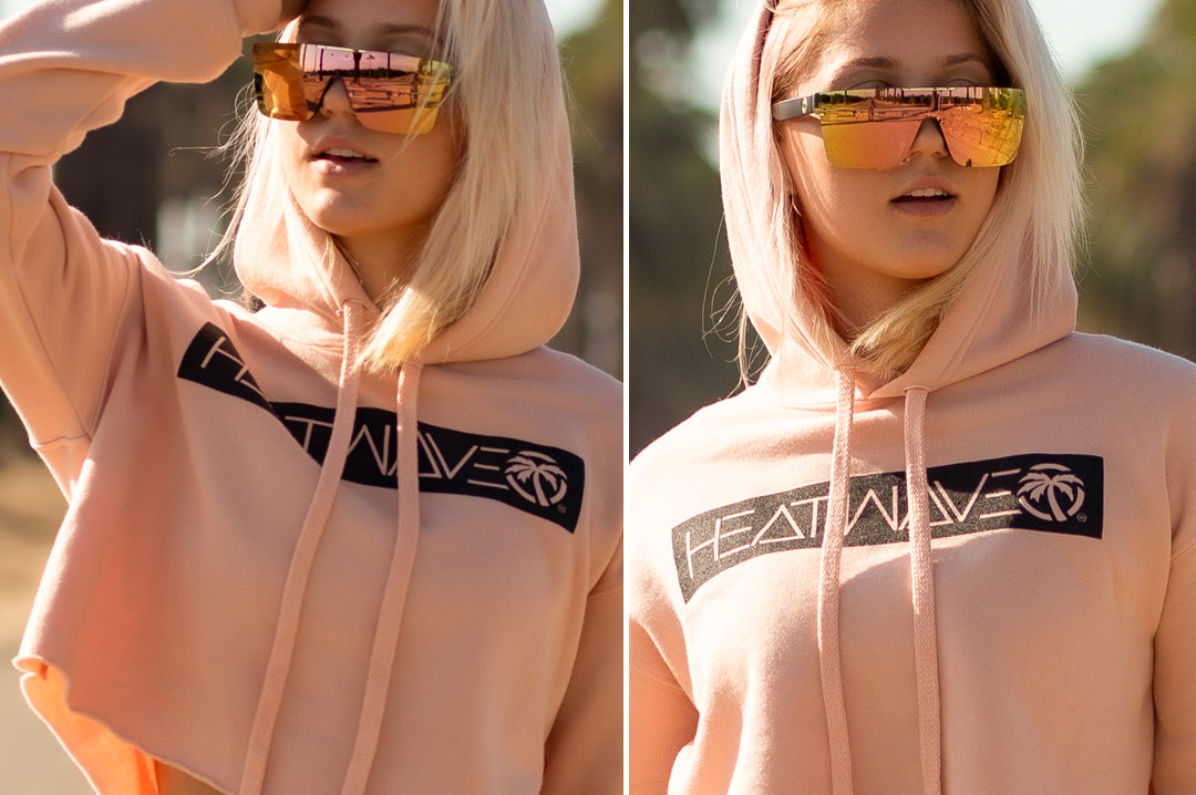 Quatro Sunglasses: Rose Gold