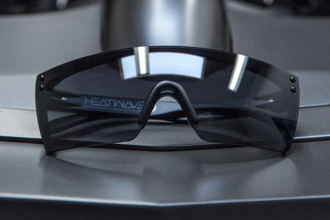 Lazer Face Sunglasses: Black Z.87