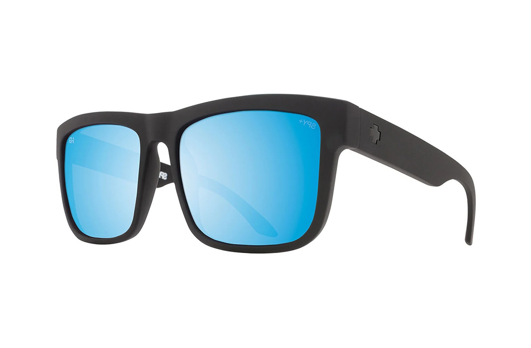 Discord Matte Black Frame / Happy Boost Polar Ice Blue Spectra Mirror Lens