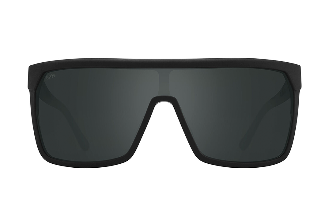 Flynn Soft Matte Black Frame / Happy Boost Polar Black Mirror Lens