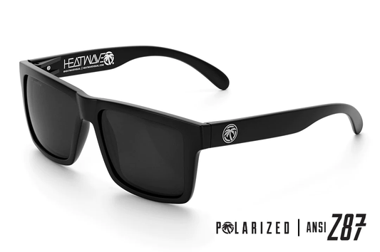 Vise Z87 Sunglasses Black Frame: Polarized Tinted Lens