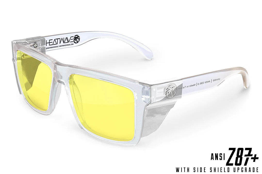 Vise Z87 Sunglasses Vapor Clear Frame