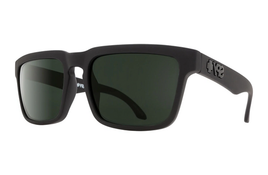 Helm Soft Matte Black Frame / HD Plus Grey Green Lens