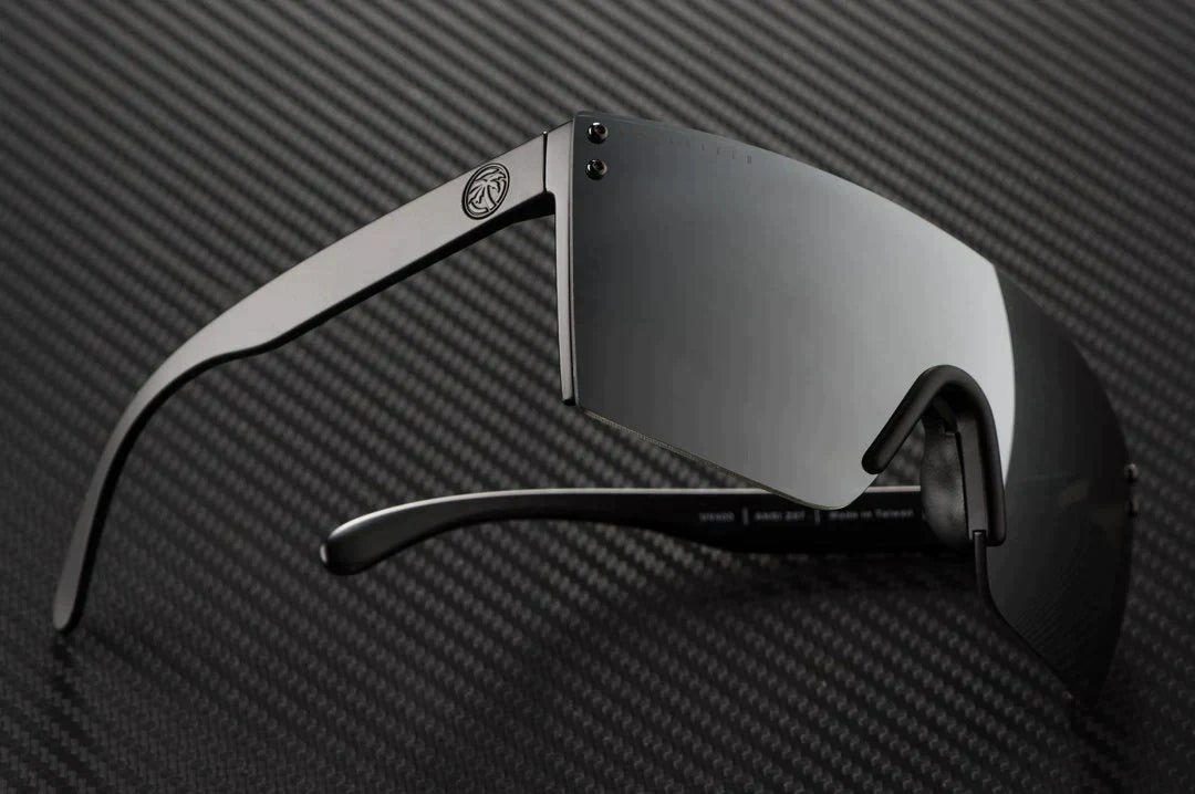 Lazer Face Sunglasses: Silver Z.87
