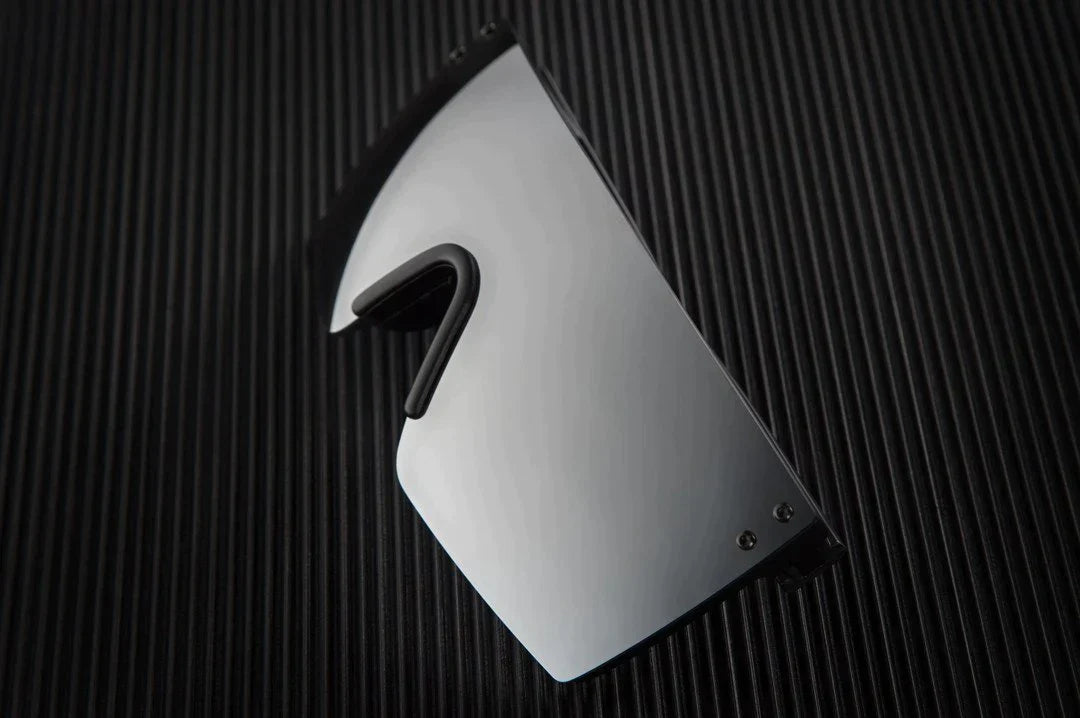 Lazer Face Sunglasses: Silver Z.87
