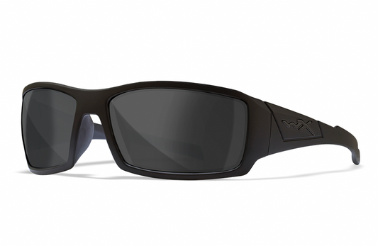 WX Twisted Matte Black Frame Smoke Grey Lens