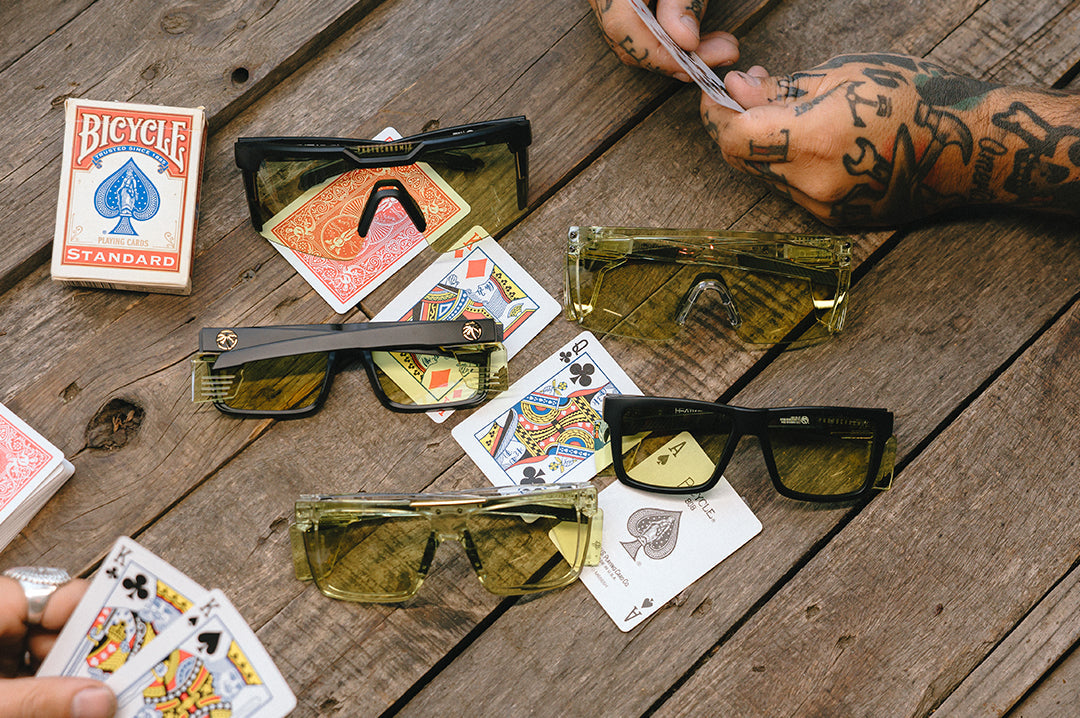 Heat Wave Visual Future Tech Easy Rider frames showing tinted lenses