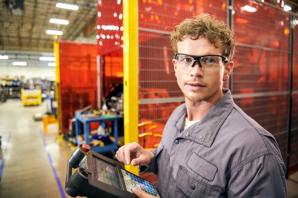 Prescription Safety Glasses: One Pair, Rated and Corrected
