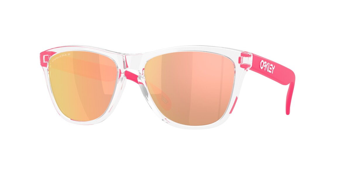 Oakley Frogskins Clear / Prizm Rose Gold Polarized