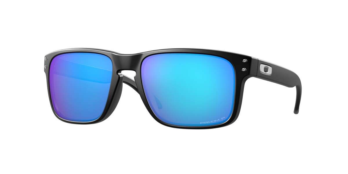 Oakley Holbrook Matte Black / Prizm Sapphire Polarized