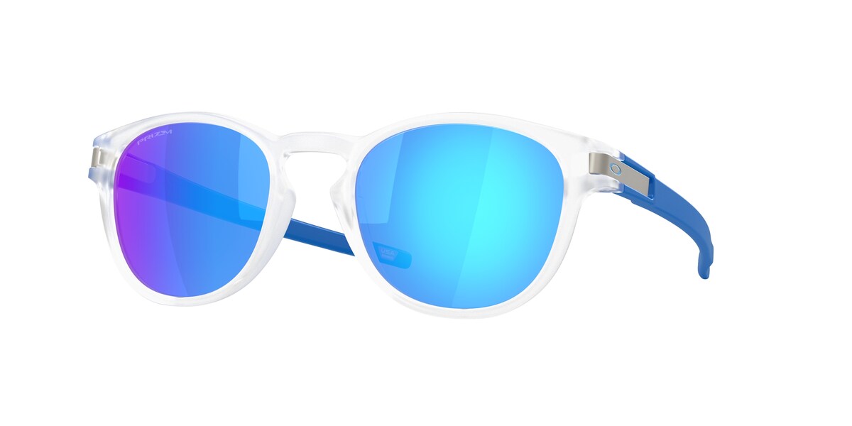 Oakley Latch Matte Clear / Prizm Sapphire