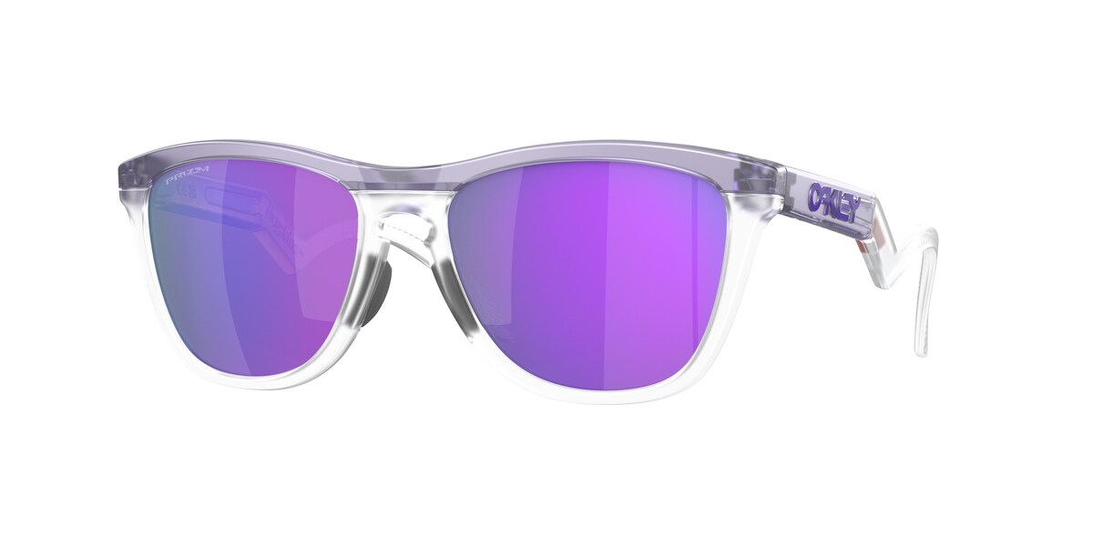 Oakley Frogskins Hybrid Matte Lilac/Prizm Clear / Prizm Violet