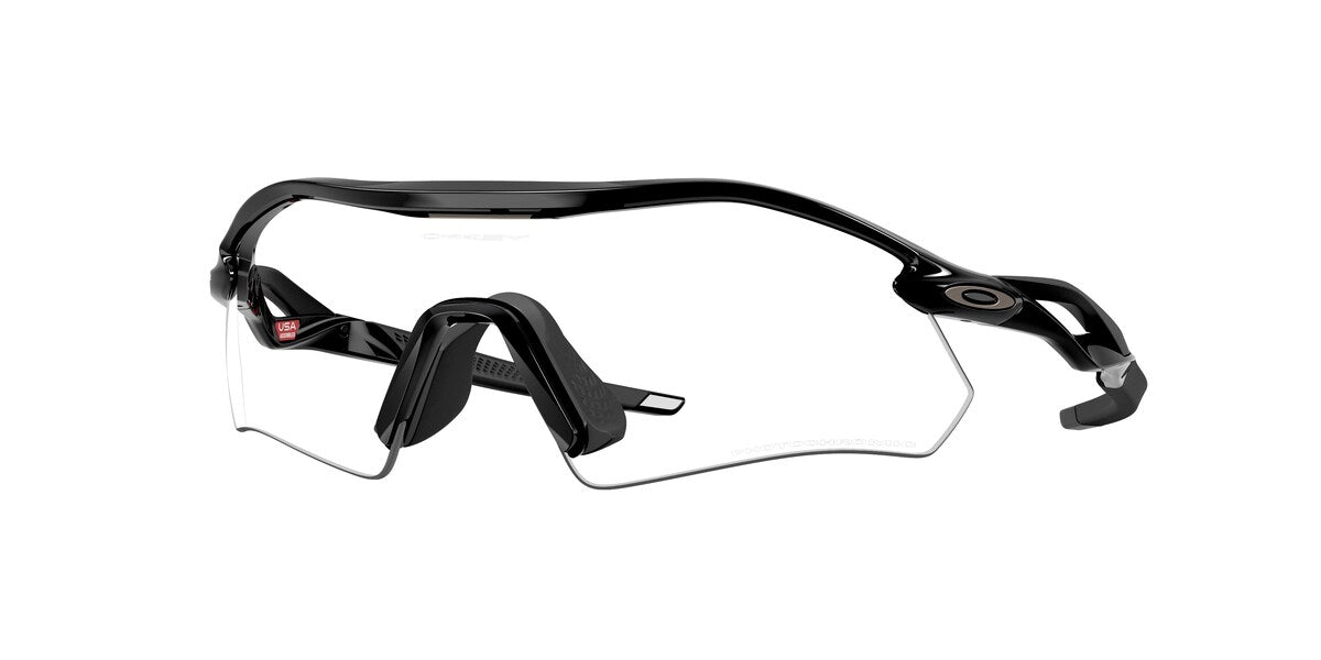 Oakley Radar Plate Polished Black / Clear to Black Iridium Photochromic