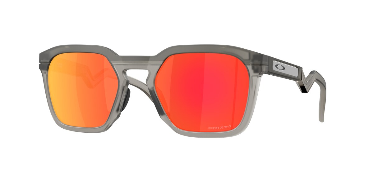 Oakley Hstn Sq Matte Grey Smoke / Prizm Ruby