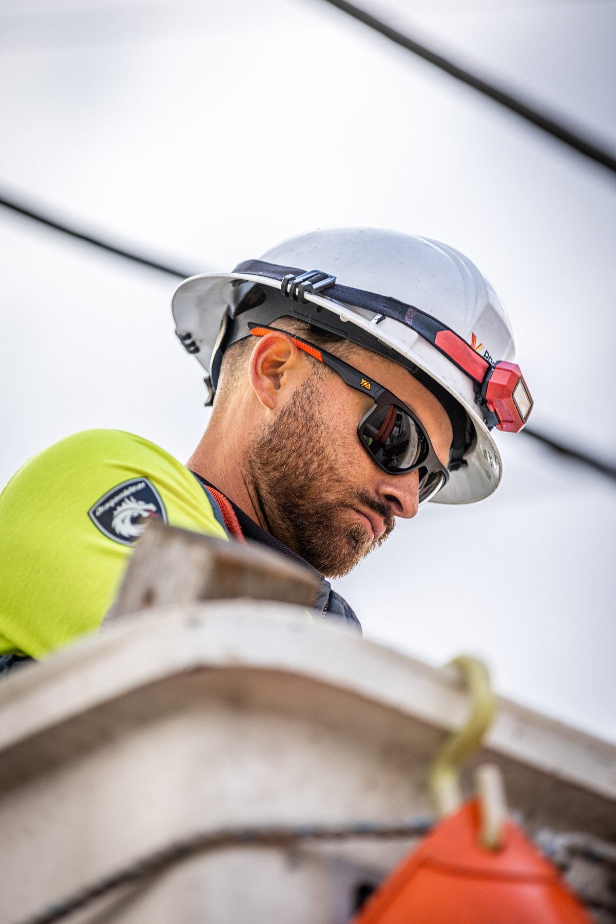 Wye Delta FullViz sunglasses at the International Lineman's Rodeo