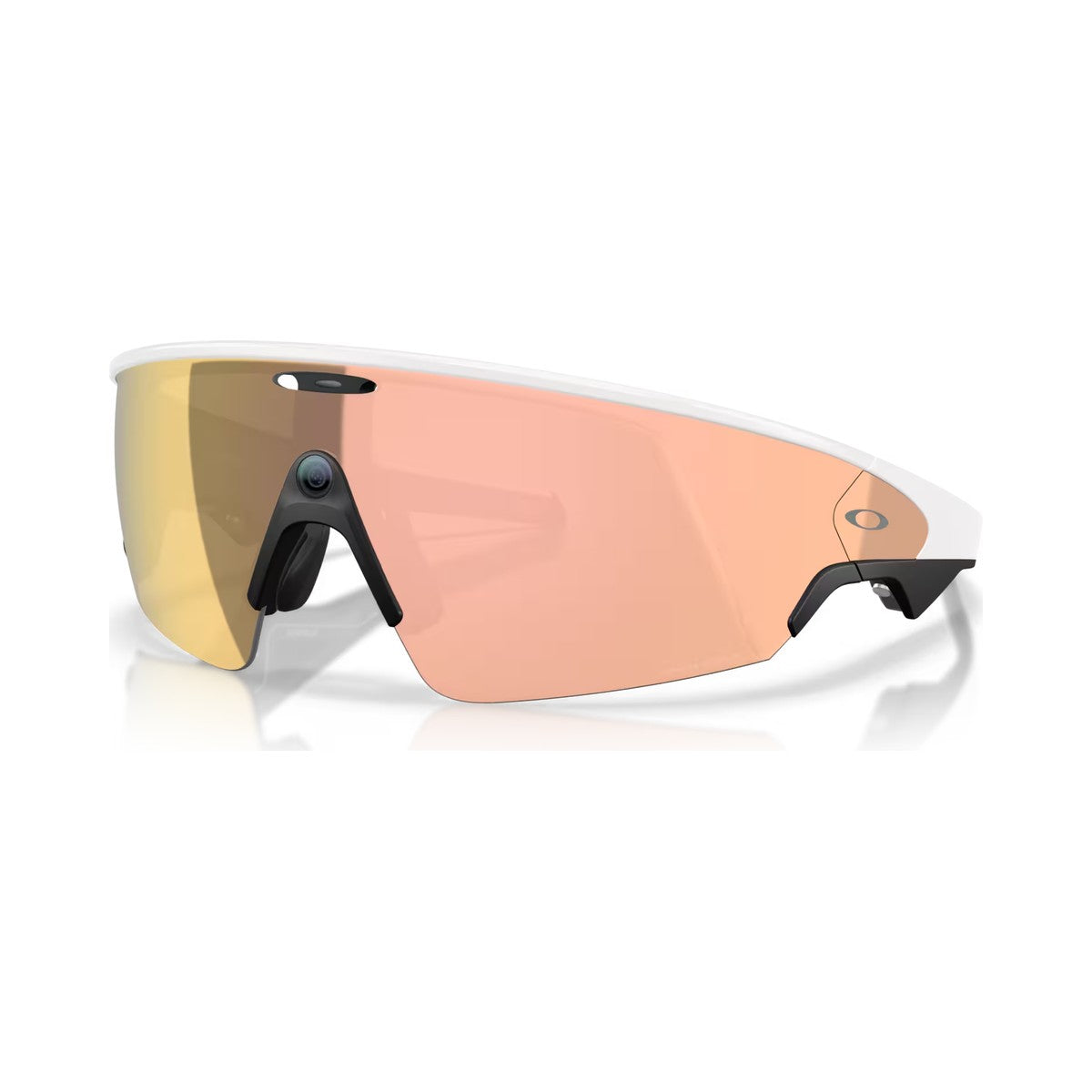 Oakley Meta Vanguard smart glasses, White, Rose Gold