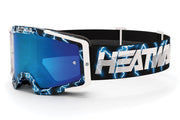 Heat Wave MXG-250 Moto Goggle - Blue Lightning