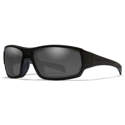 WX Breach Matte Black Frame sunglasses - Matte Black Frame - Smoke Grey Lens