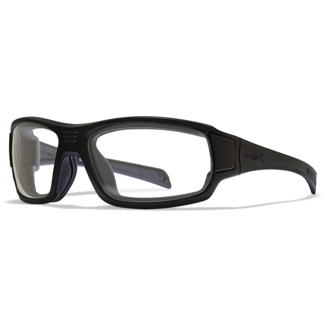 WX Breach Matte Black Frame sunglasses - Matte Black Frame - Clear Lens