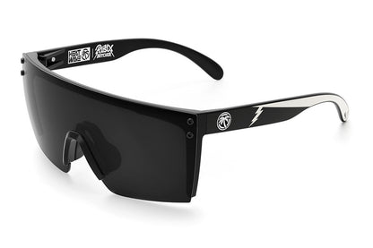 Heat Wave Lazerface Z87 safety sunglasses - Black Frame / Polarized Black Lens