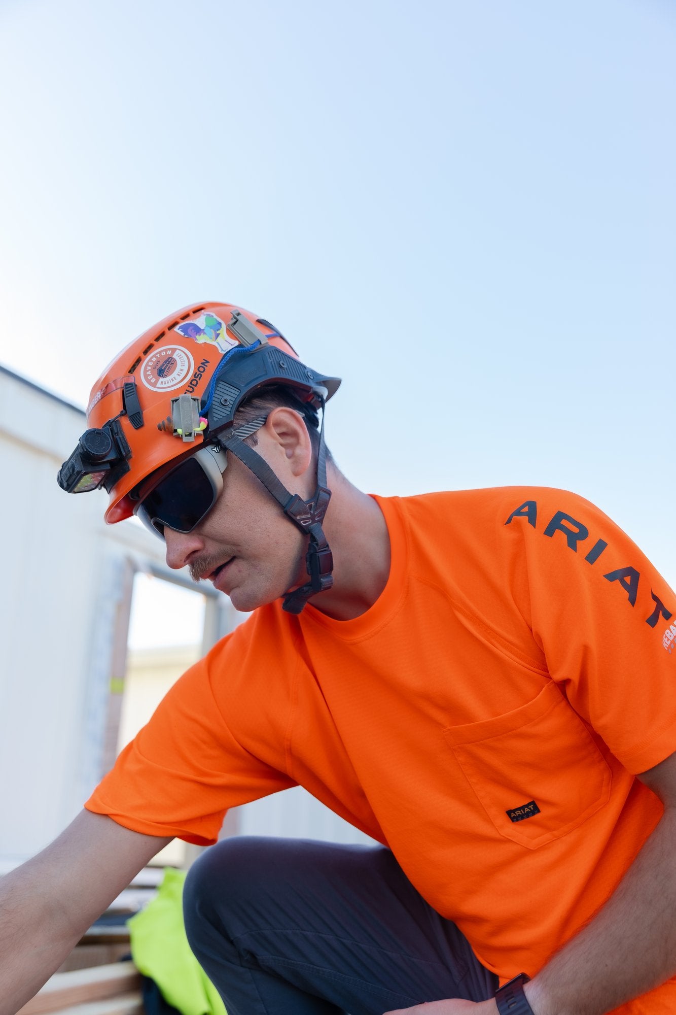 Wye Delta Conductors sunglasses on the job