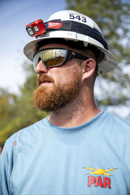 Wye Delta Conductors Amber Gold Mirror at the International Lineman's Rodeo