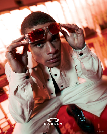 Oakley OO9014 Gascan campaign lifestyle shot