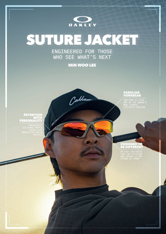 Oakley Suture Jacket OO9532 campaign lifestyle shot