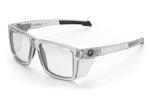Vapor Clear Frame / Black Polarized Lens