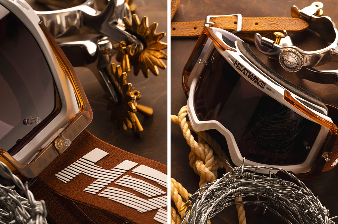Heat Wave MXG-250 Moto Goggle - Saddle
